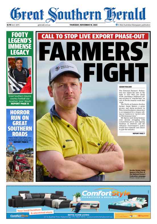 Great Southern Herald - Thursday, 16 November 2023 edition