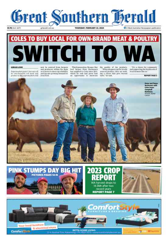 Great Southern Herald - Thursday, 22 February 2024 edition