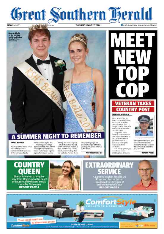 Great Southern Herald - Thursday, 07 March 2024 edition