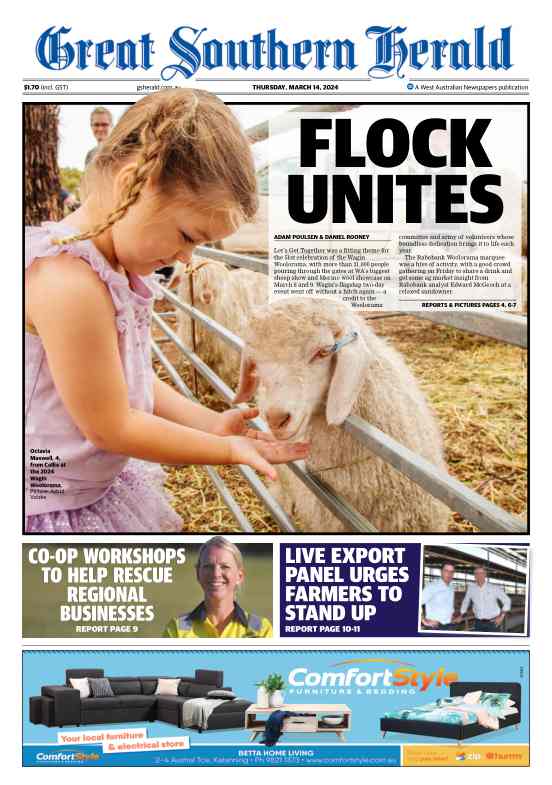 Great Southern Herald - Thursday, 14 March 2024 edition