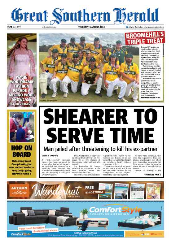 Great Southern Herald - Thursday, 21 March 2024 edition
